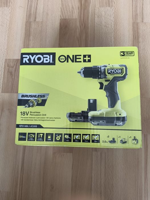 Ударна дриль-шуруповерт Ryobi RPD18BL-2C20S