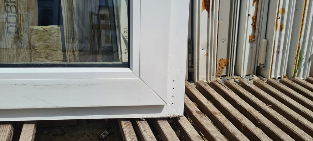 OKNA KacprzaK 59x143 OKNO PCV Używane Plastikowe Białe Lider Okna OLX