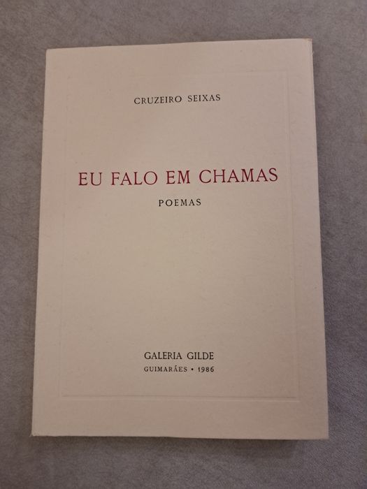 Livro Eu Falo em Chamas de Cruzeiro Seixas