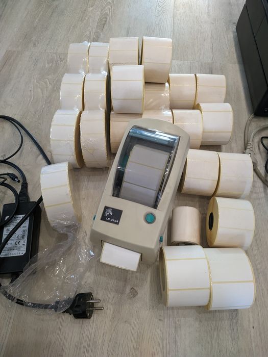 Zebra LP2824, usb, serial