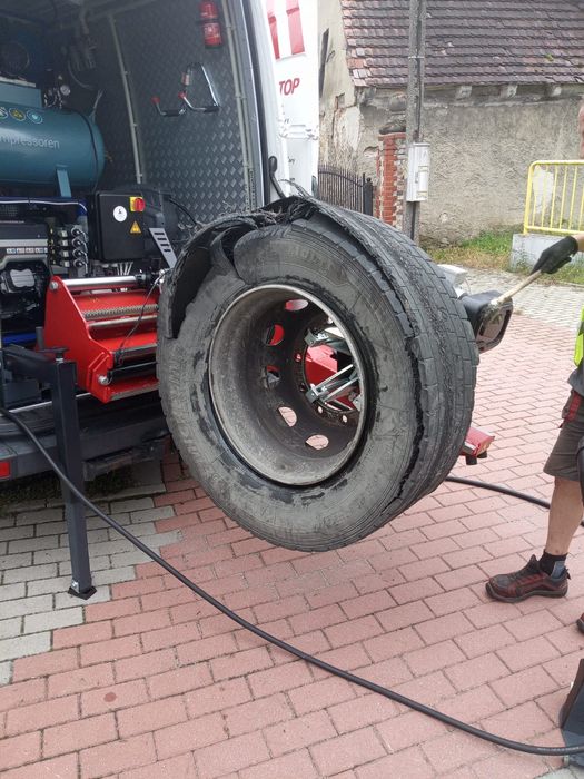 Mobilna wulkanizacja Tir  Zgorzelec A4 Olszyna A18 Drezno A4 Cottbus