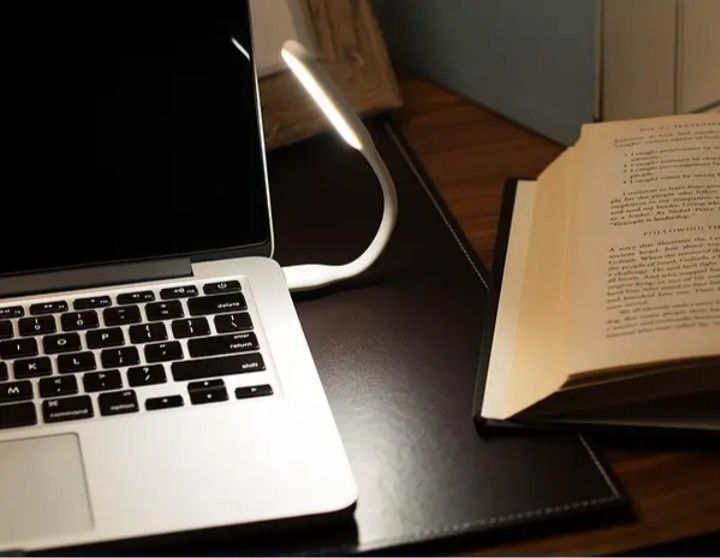 Гибкая USB LED лампа  Pink