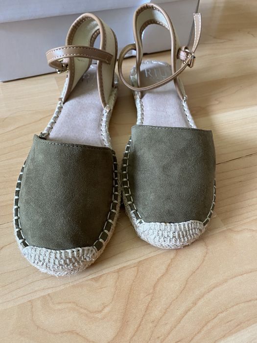 Sandały , espadryle , buty na plaskim nr 37 nowe, Riu Paris