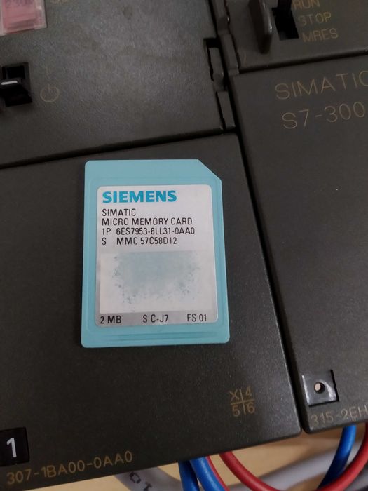 Sterownik Siemens S7 300 CPU315 2PN/DP - cały zestaw.
