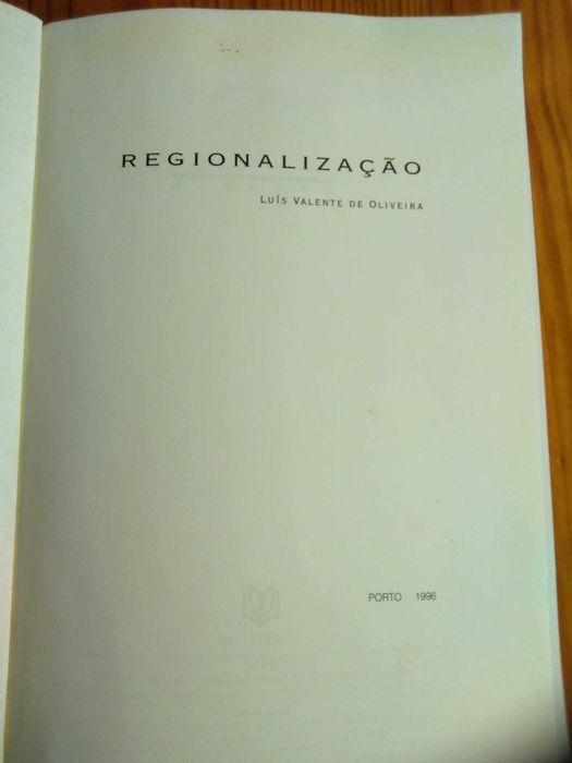 Livro - Regionalização