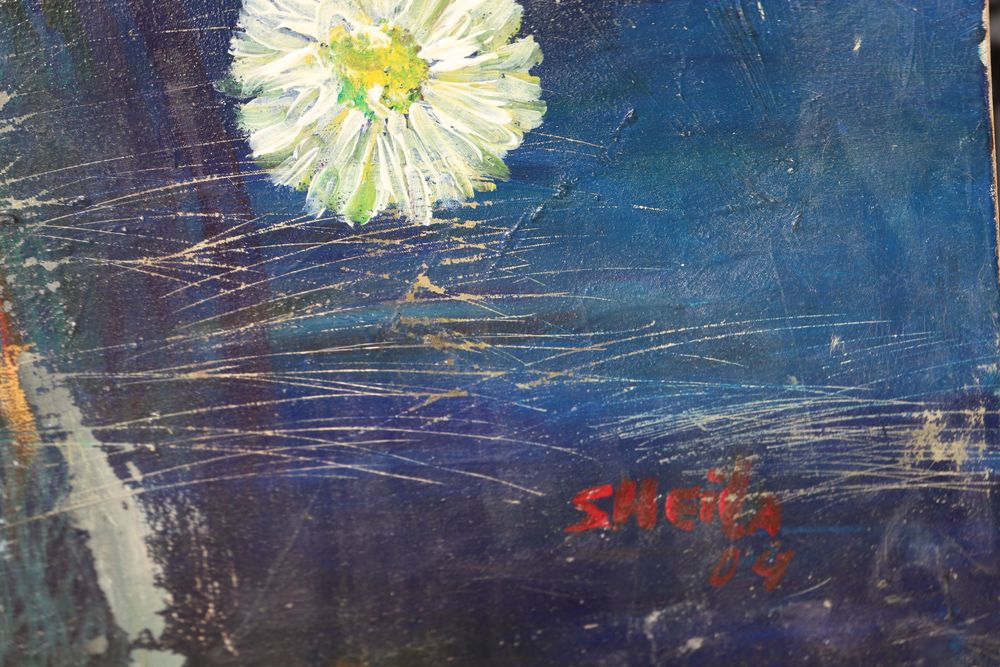 Pintura da artista de Miami Sheila Fraga