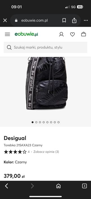 Nowa torebka plecak worek Desigual