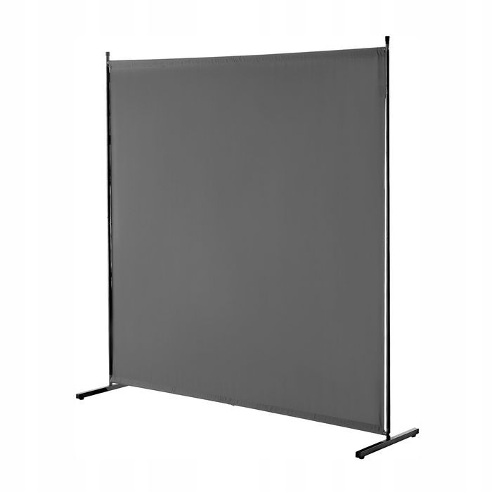 VEVOR ściana działowa 1 panel 180 cm szara solidna rama oxford