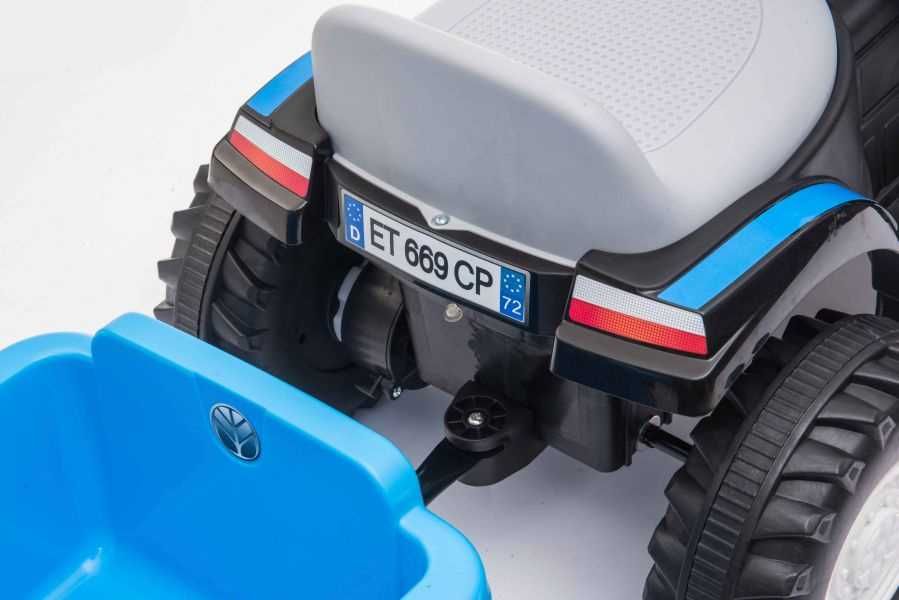 Pojazd Elektryczny dla Dzieci - Traktor T7 z Przyczepą
