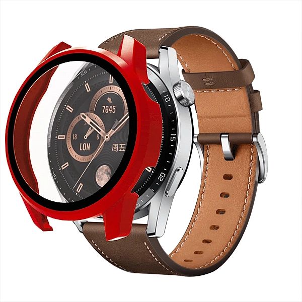 Szkło ochronne do Huawei Watch GT3/42mm - czerwone