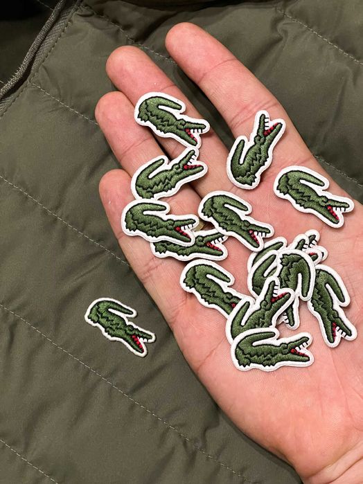 Naszywki prasowanki Lacoste 5 sztuk