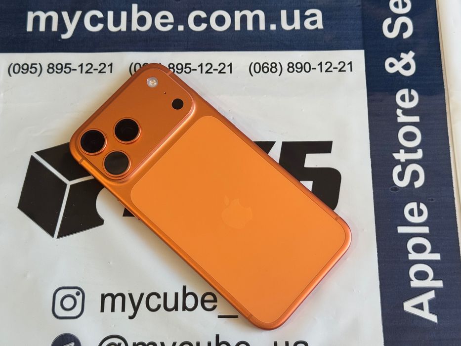 iPhone 17 Pro Max 256GB Cosmic Orange Never lock ідеал, АКБ 100%, фізична сім