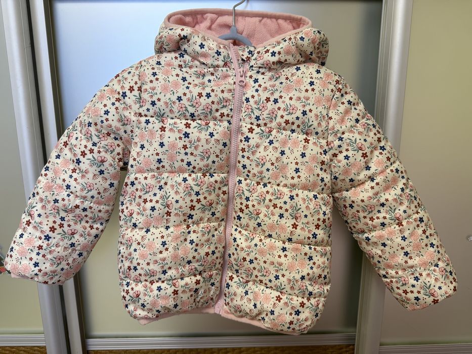 Куртка для дівчинки на флісі