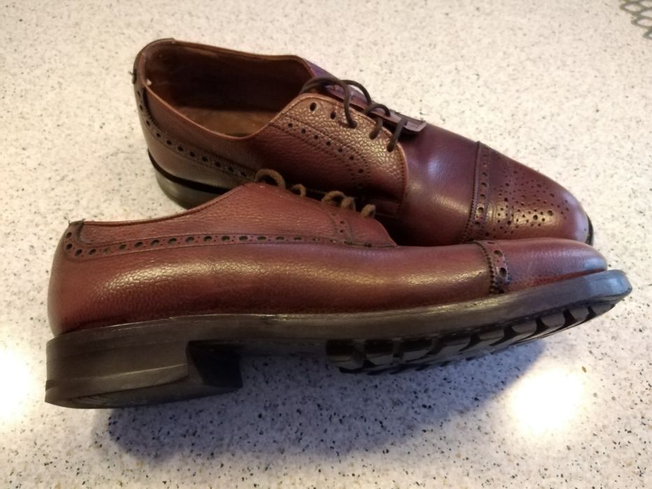 Pantofle męskie skórzane roz 41