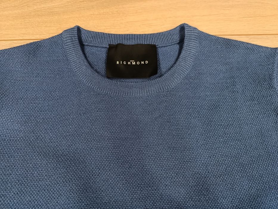 Sweter męski John Richmond roz. M wełna merino w składzie