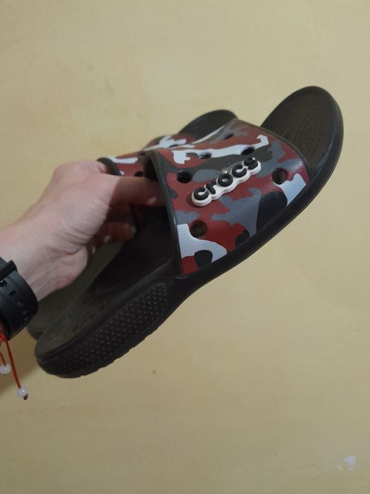 Classic Crocs Printed Kamo Slide унісекс шльопанці крокси
