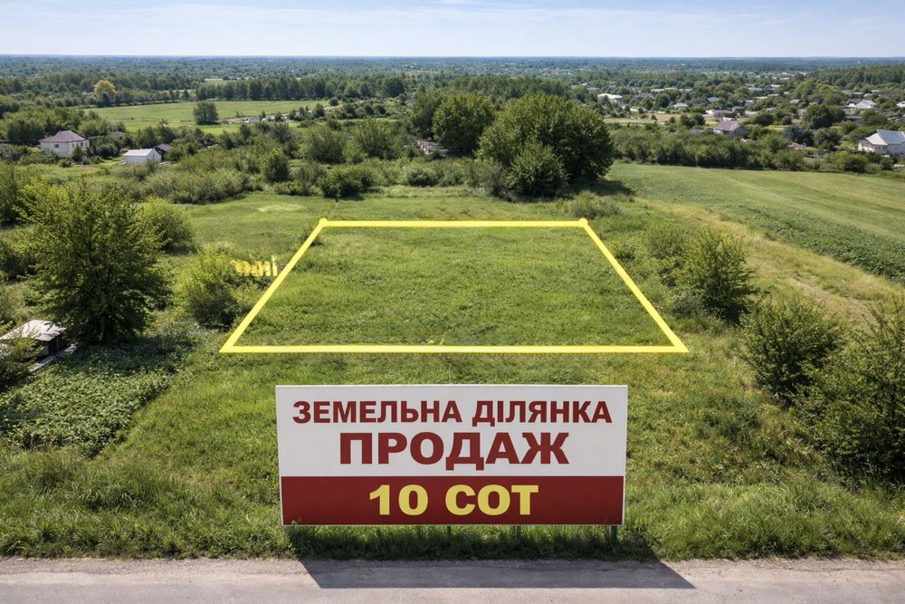 Продам земельну ділянку ,під забудову