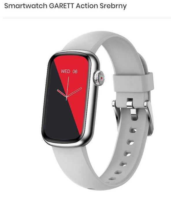 GARETT Action Smartwatch Ciśnieniomierz Pulsoksymetr Wodoszczelny GWAR