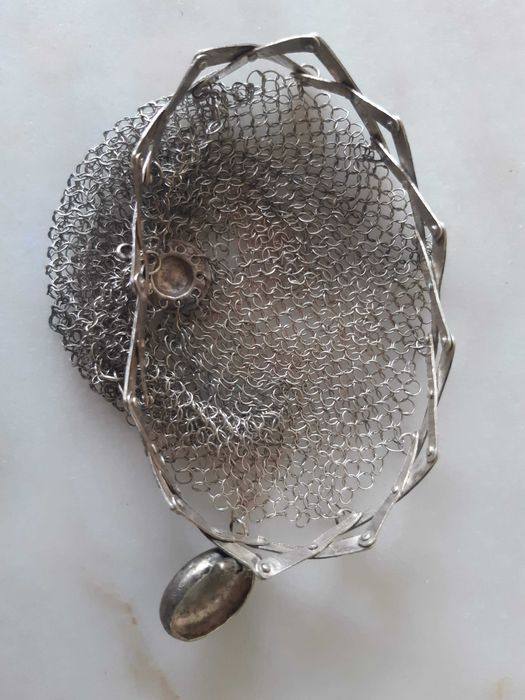 Porta moedas prata, anos 1960