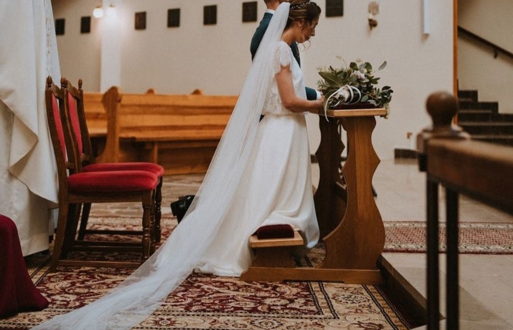 Suknia ślubna + welon Patricia Szlazko