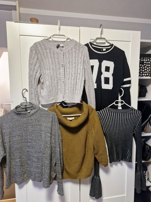 Paka swetrów damskich XS/S H&M