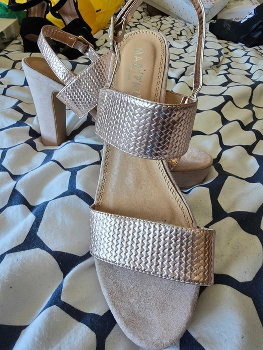 Sandalias rosa nude maripaz