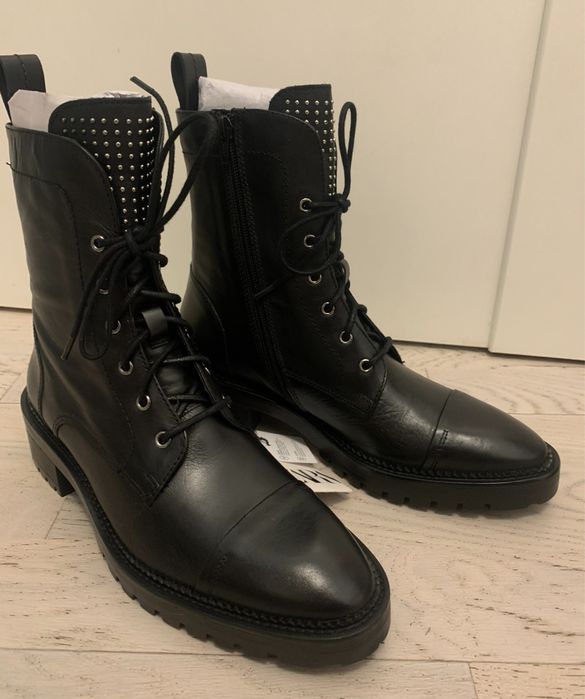 Botki skórzane zara 38