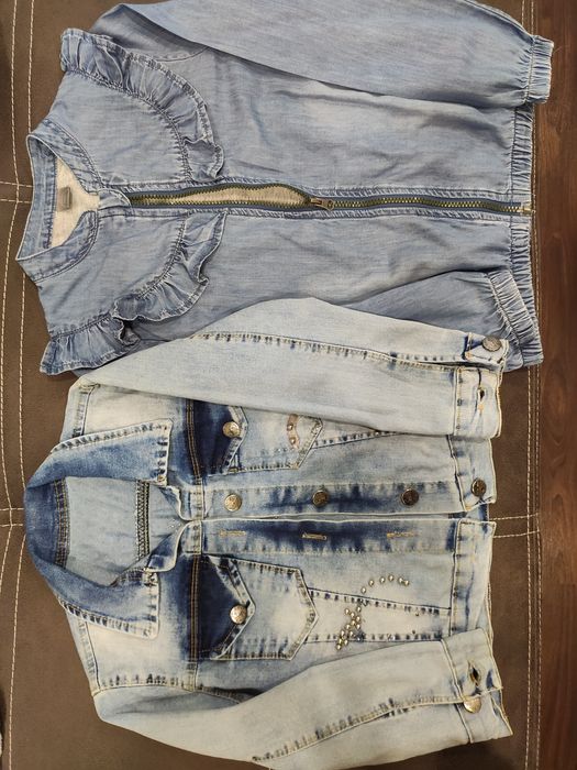 Куртка джинсова, туніка  джинсова