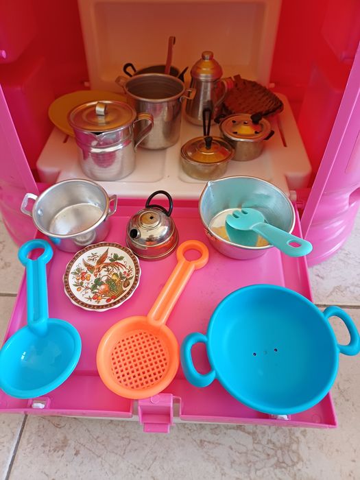Cozinha de brincar com acessórios