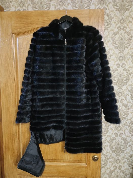 Норковая шуба из хвостиков  трансформер