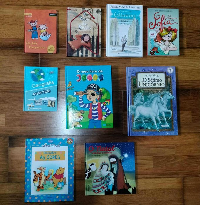 Livros infantis variados