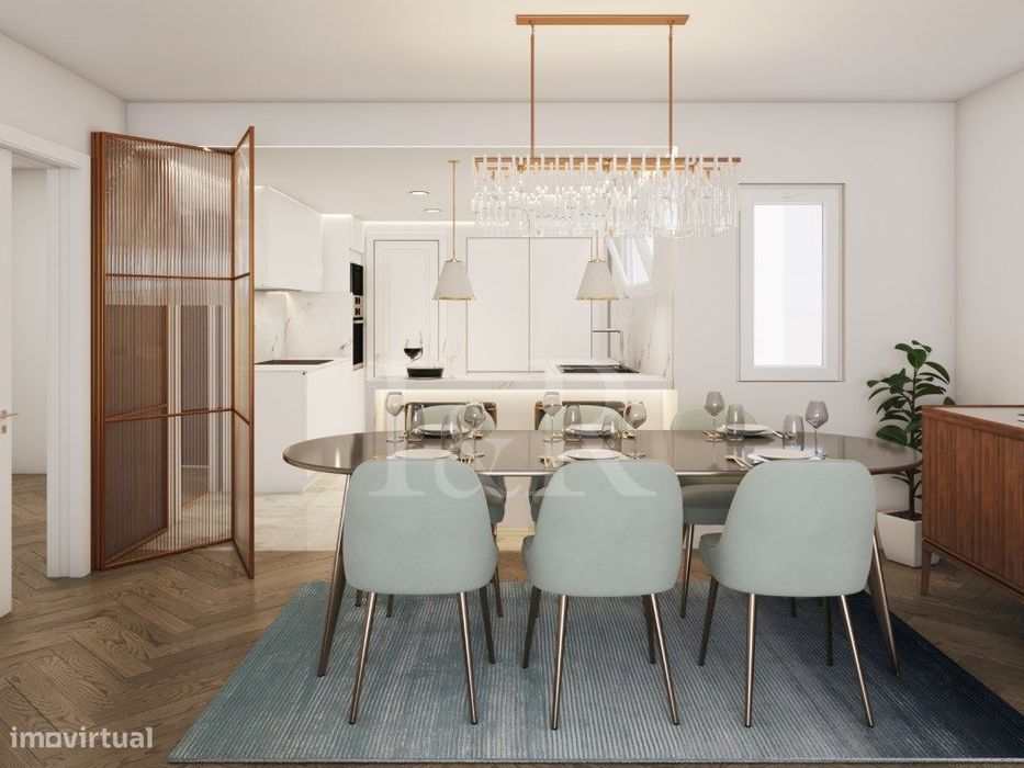 Apartamento T2 com varanda, estacionamento e arrecadação, Av. Novas...