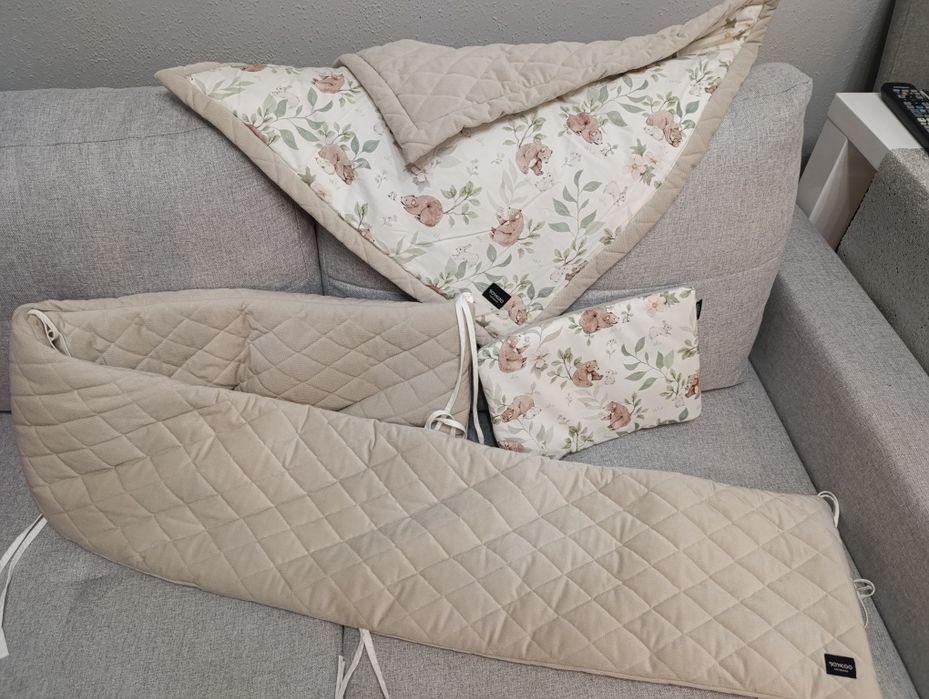 Ochraniacz, poduszeczka i kołderka