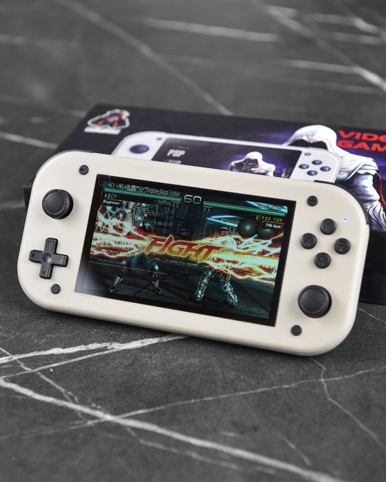 Карманная ретро приставка SJGAM M17 с PSP, PS1, NES, на 128