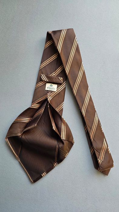 Krawat jedwabny LUIGI BORRELLI