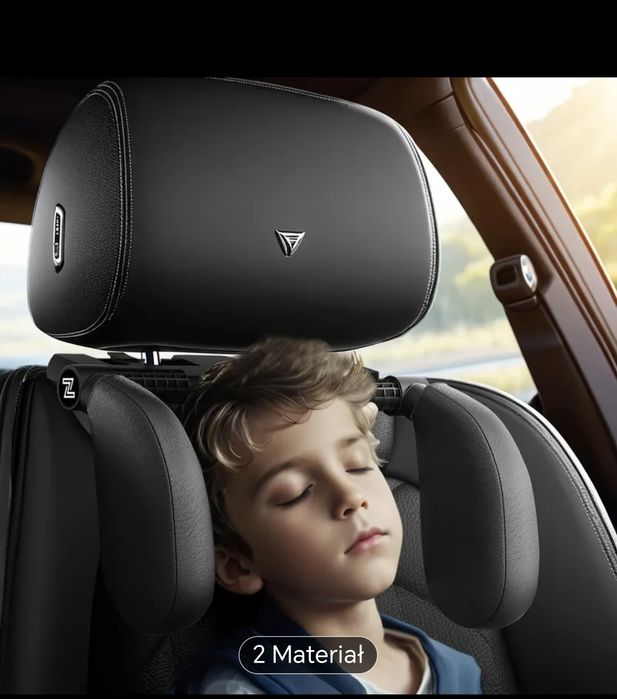 Zagłówek samochodowy , poduszka ,ochrona podczas jazdy-snu. Nowe