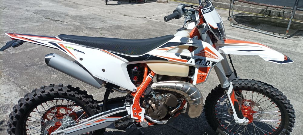 Mota de enduro 250cc kamax 2 tempos ktm exc
