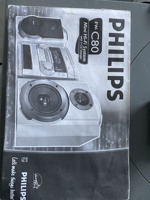 Leitor de cassetes antigo philips