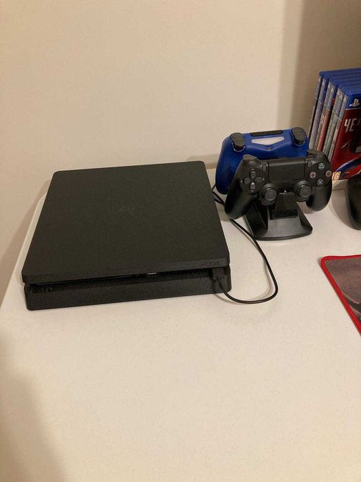 Playstation 4 Slim 1TB + 2 Джойстика + Игры