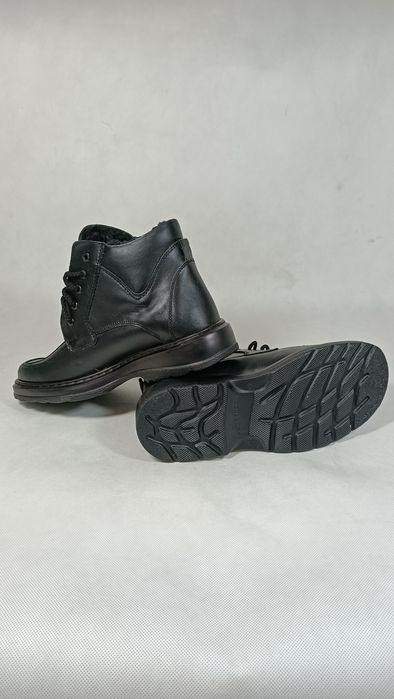 Buty Trapery Męskie Zimowe Skórzane Trzewiki rozmiar 43