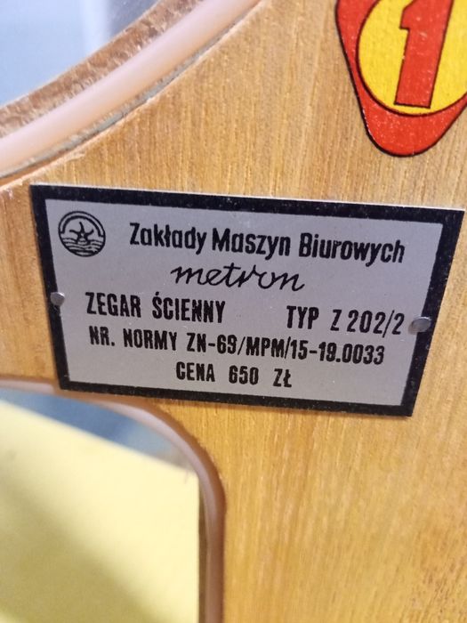 Zegar Metron PRL
