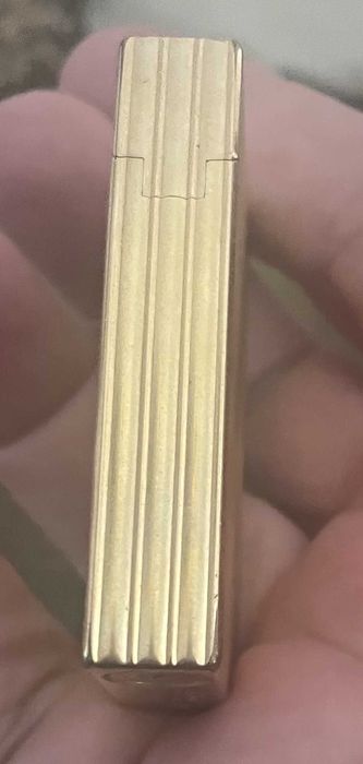 Isqueiro vintage Dupont Paris, de ouro e a gás
