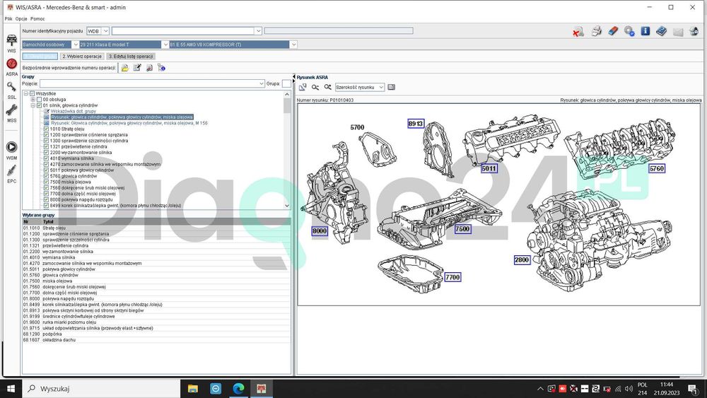 ZESTAW MB STAR Diagnostyka Serwisowa Mercedes Benz INT+Laptop