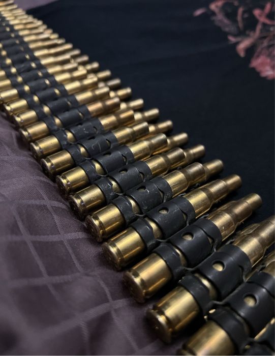 Pasek typu bullet belt rock metal