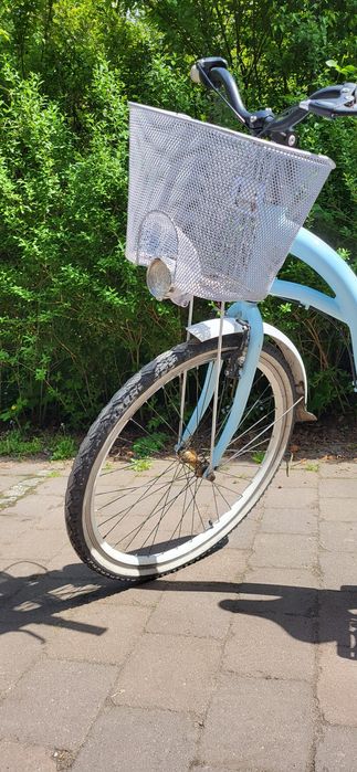 Rower miejski niebieski