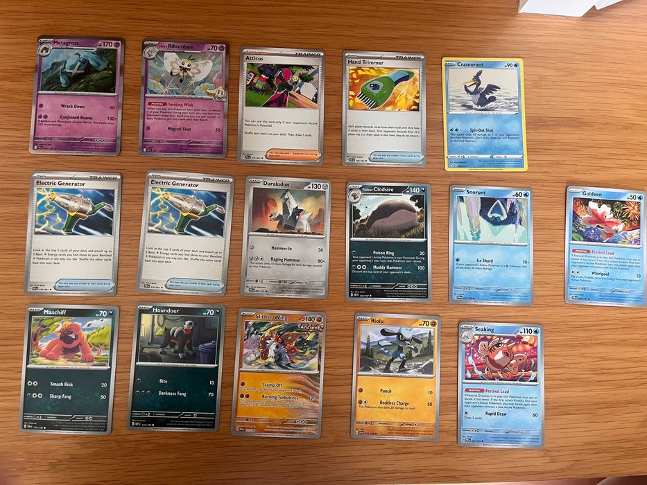Cartas Pokémon Inglesas Novas