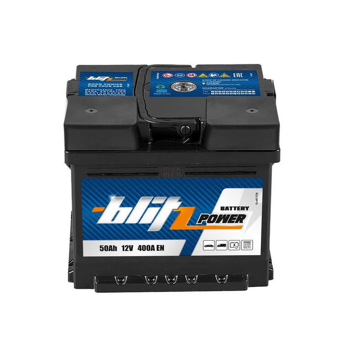 Polski akumulator BLITZ 12V 50Ah 400A tel.603x275x233 Wręczyca Wielka OSP 44Ah 45Ah