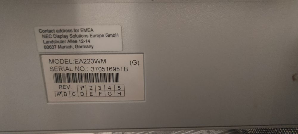 Monitor do komputera Nec