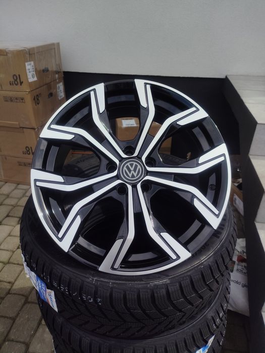 Nowe alufelgi felgi aluminiowe 17 5x100 57.1 Seat arona Leon Ibiza  VW tcross t cross TAIGO t-cross  polo golf roomster rapid