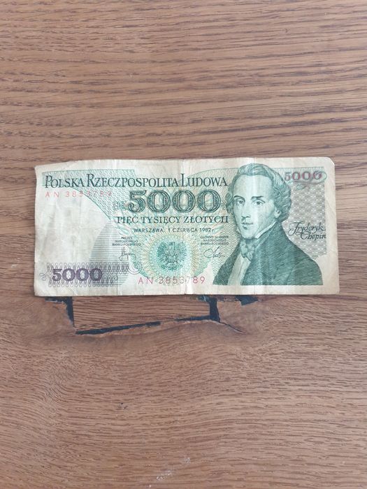 5000zł Polska Rzeczpospolita Ludowa 1982